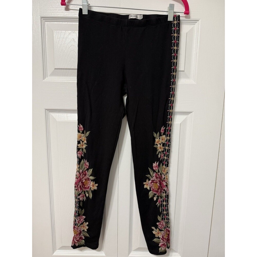 JW Los Angeles Embroidered Floral Leggings – Women’s Size XS